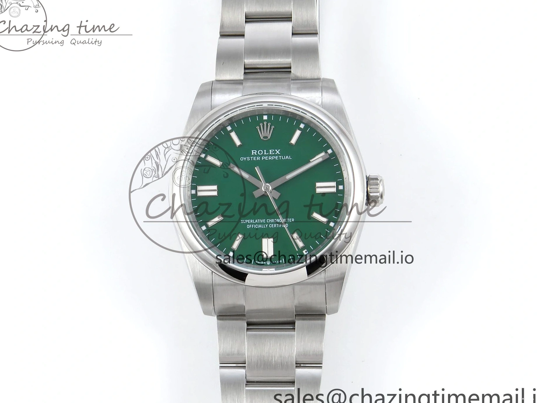 MiroTime 0315 Sustainable Oyster Perpetual 126000 36mm DIWF 1:1 Best Edition 904L Steel Green Dial A 757